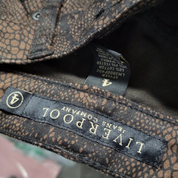 Liverpool  Snake Print Jeans - Picture 5 of 5